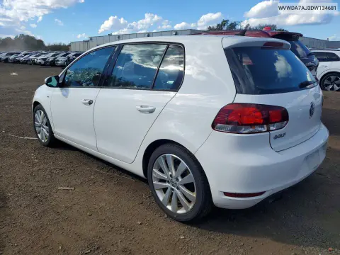 2013 Volkswagen Golf VIN WVWDA7AJ3DW134681 фото 2