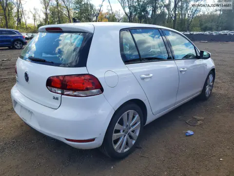 2013 Volkswagen Golf VIN WVWDA7AJ3DW134681 фото 3