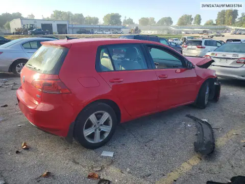 2015 Volkswagen Golf Tdi VIN 3VW2A7AU9FM035784 фото 3