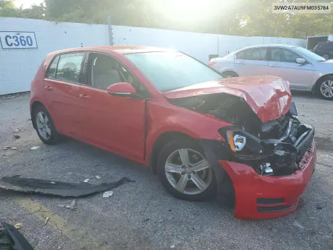 2015 Volkswagen Golf Tdi VIN 3VW2A7AU9FM035784 фото 4