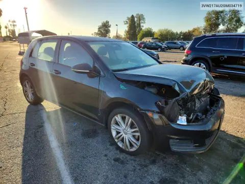 2016 Volkswagen Golf S/Se VIN 3VW217AU2GM034719 фото 4