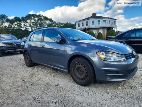 2016 Volkswagen Golf S/Se VIN 3VW217AUXGM029770 фото 4