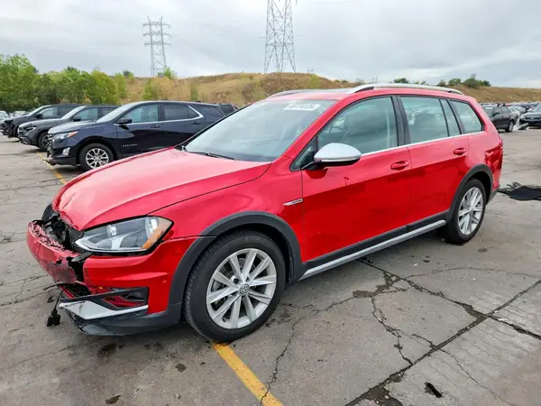 3VWH17AU5HM540914 — 2017 Volkswagen GOLF, Передняя часть (Front End), фото до ремонта