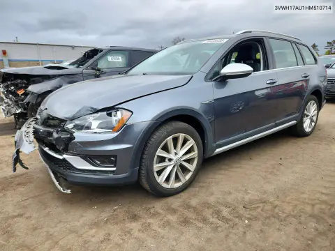 3VWH17AU1HM510714 — 2017 Volkswagen GOLF, Передняя часть, фото до ремонта