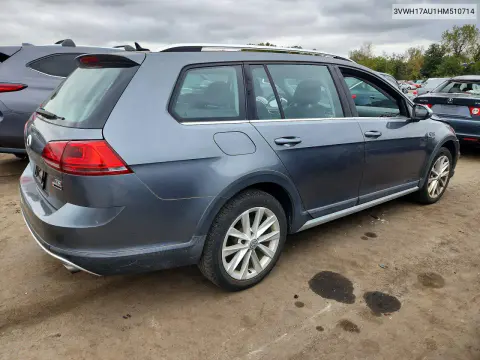 2017 Volkswagen Golf Alltrack S VIN 3VWH17AU1HM510714 фото 3