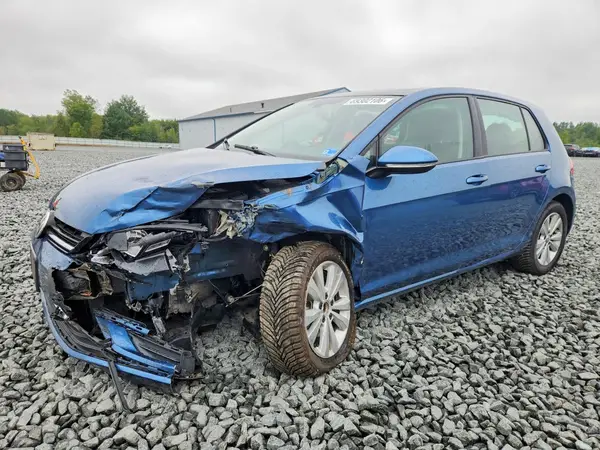 3VWG57AU0MM000378 — 2021 Volkswagen GOLF, Передняя часть (Front End), фото до ремонта