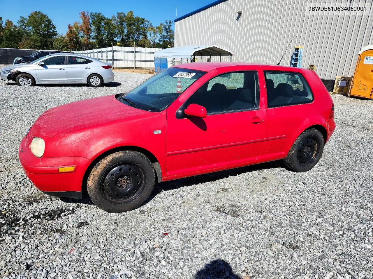 9BWDE61J634060901 Volkswagen GTI 2003 — повреждение Передняя часть, фото до ремонта