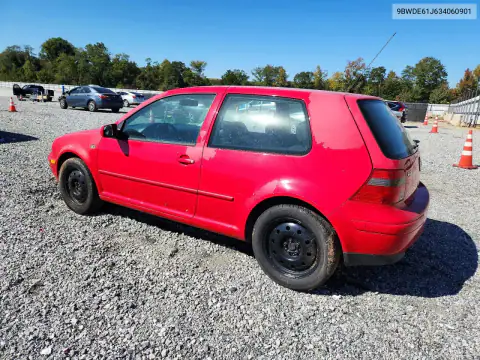 9BWDE61J634060901 — 2003 Volkswagen GTI, фото 2 с аукциона Copart 19.10.2026, Передняя часть