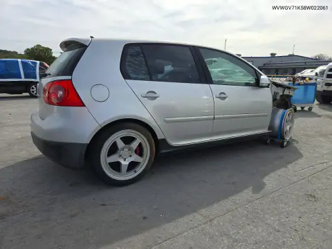 2008 Volkswagen Gti VIN WVWGV71K58W022061 фото 3