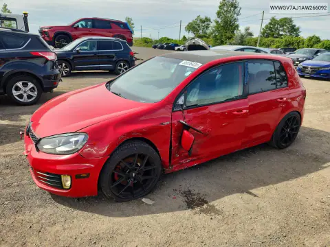WVWGV7AJ1AW266092 — 2010 Volkswagen GTI, Сторона, фото до ремонта