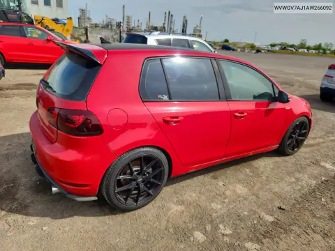 2010 Volkswagen Gti VIN WVWGV7AJ1AW266092 фото 3
