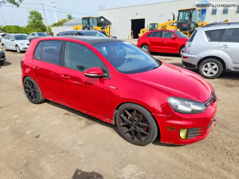 2010 Volkswagen Gti VIN WVWGV7AJ1AW266092 фото 4