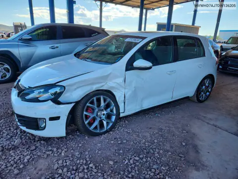 WVWHD7AJ7DW126205 — 2013 Volkswagen GTI, Передняя часть, фото до ремонта