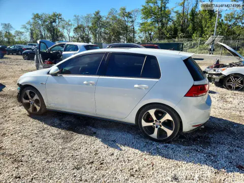 2015 Volkswagen Gti VIN 3VW4T7AU4FM074396 фото 2