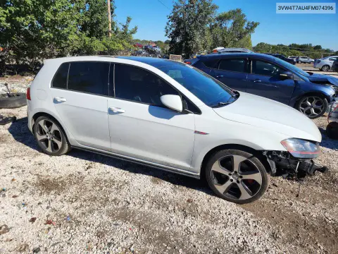 2015 Volkswagen Gti VIN 3VW4T7AU4FM074396 фото 4
