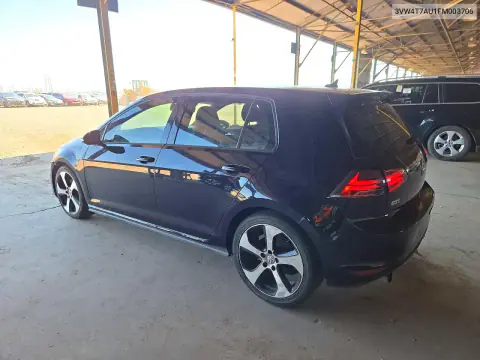 2015 Volkswagen Gti VIN 3VW4T7AU1FM003706 фото 2
