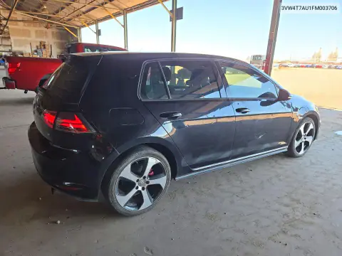2015 Volkswagen Gti VIN 3VW4T7AU1FM003706 фото 3