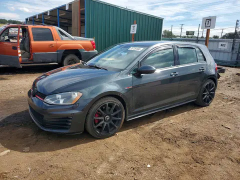 3VW5T7AU8GM048292 — 2016 Volkswagen GTI, Град (Hail), фото до ремонта