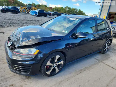 3VW547AU8GM047477 — 2016 Volkswagen GTI, Передняя часть, фото до ремонта