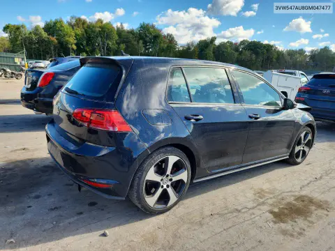 2016 Volkswagen Gti S/Se VIN 3VW547AU8GM047477 фото 3