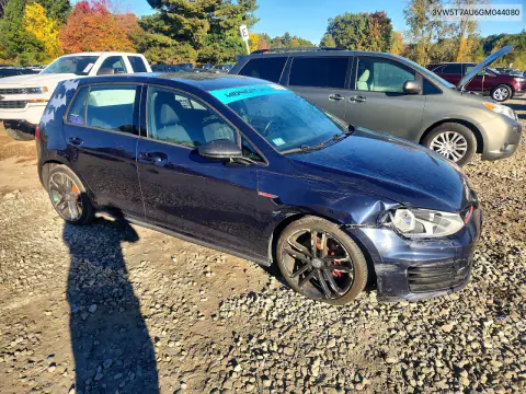 2016 Volkswagen Gti S/Se VIN 3VW5T7AU6GM044080 фото 4