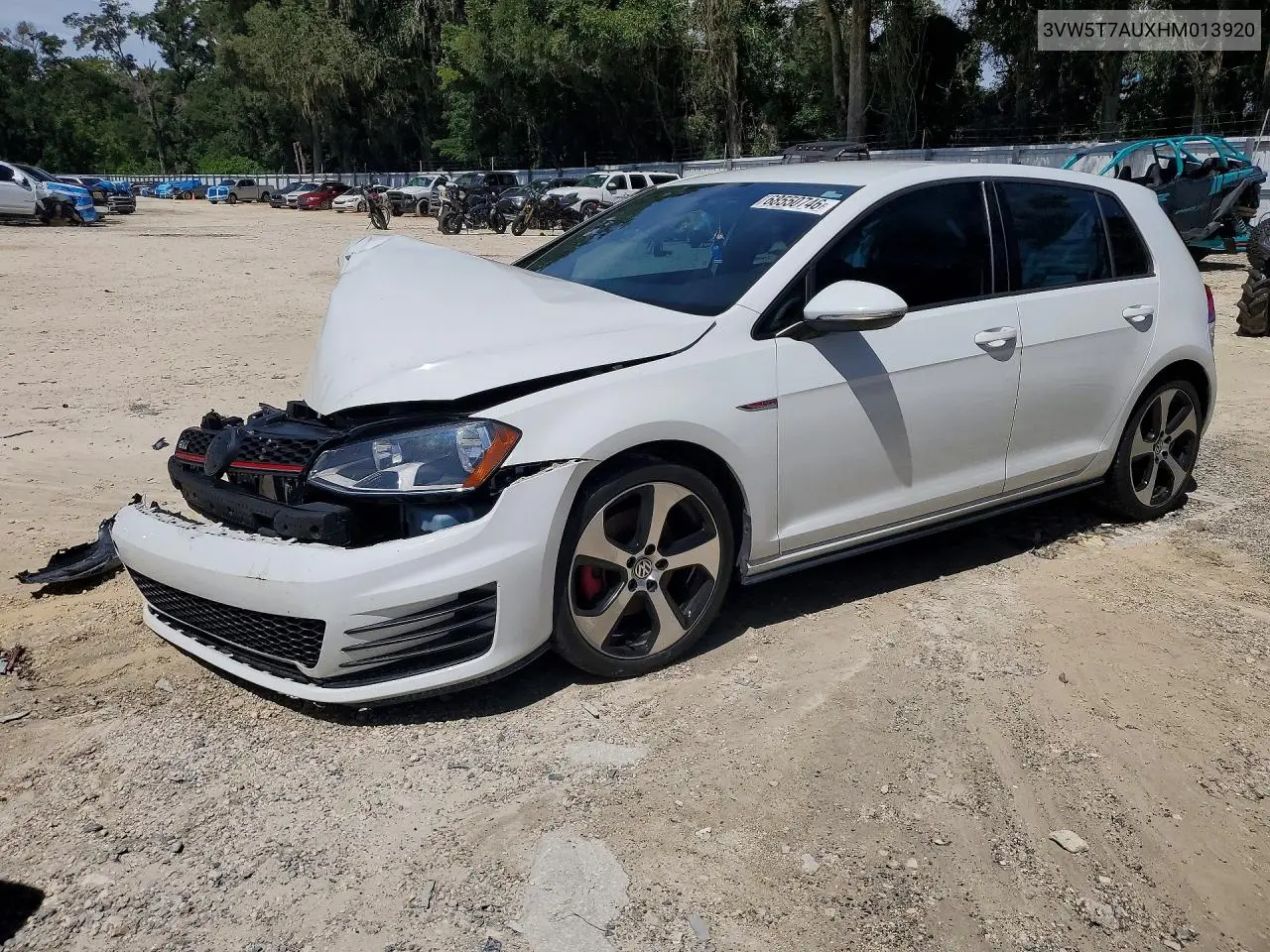 2017 Volkswagen Gti S VIN 3VW5T7AUXHM013920 фото 1