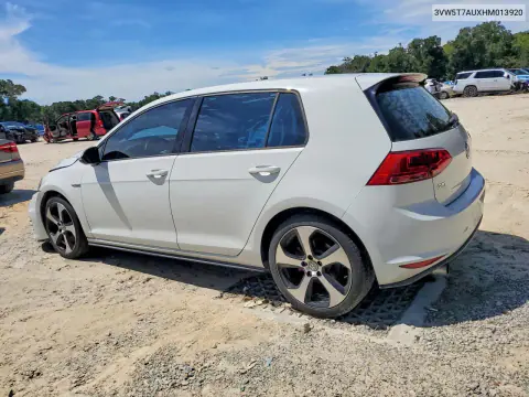 2017 Volkswagen Gti S VIN 3VW5T7AUXHM013920 фото 2