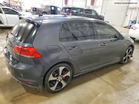 3VW547AU0HM006164 — 2017 Volkswagen GTI, фото 3 с аукциона Copart 15.10.2026, Мелкие вмятины и царапины