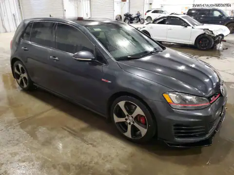 3VW547AU0HM006164 — 2017 Volkswagen GTI, фото 4 с аукциона Copart 15.10.2026, Мелкие вмятины и царапины