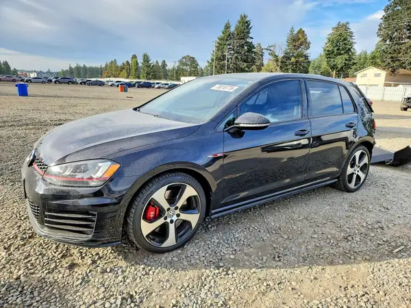 3VW547AU3HM070747 — 2017 Volkswagen GTI, Задняя часть (Rear End), фото до ремонта