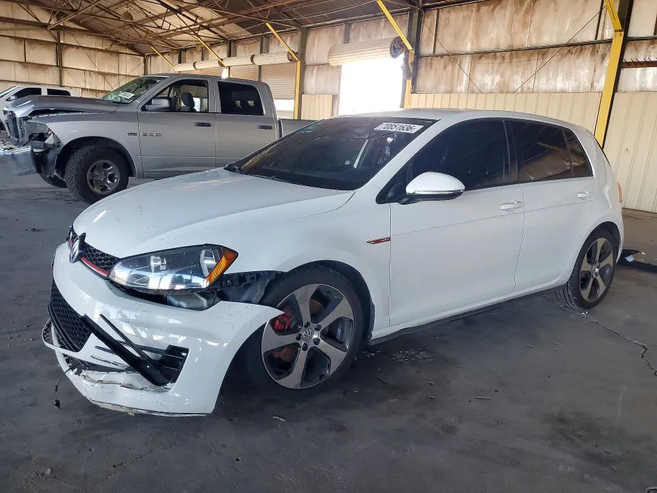 2017 Volkswagen GTI VIN 3VW4T7AU1HM058496 фото 1