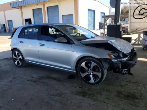 2017 Volkswagen Gti S/Se VIN 3VW447AU1HM051075 фото 4