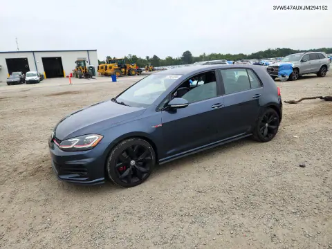 2018 Volkswagen Gti S VIN 3VW547AUXJM294152 фото 1