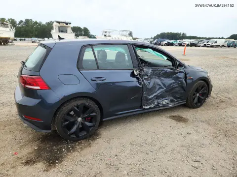 2018 Volkswagen Gti S VIN 3VW547AUXJM294152 фото 3