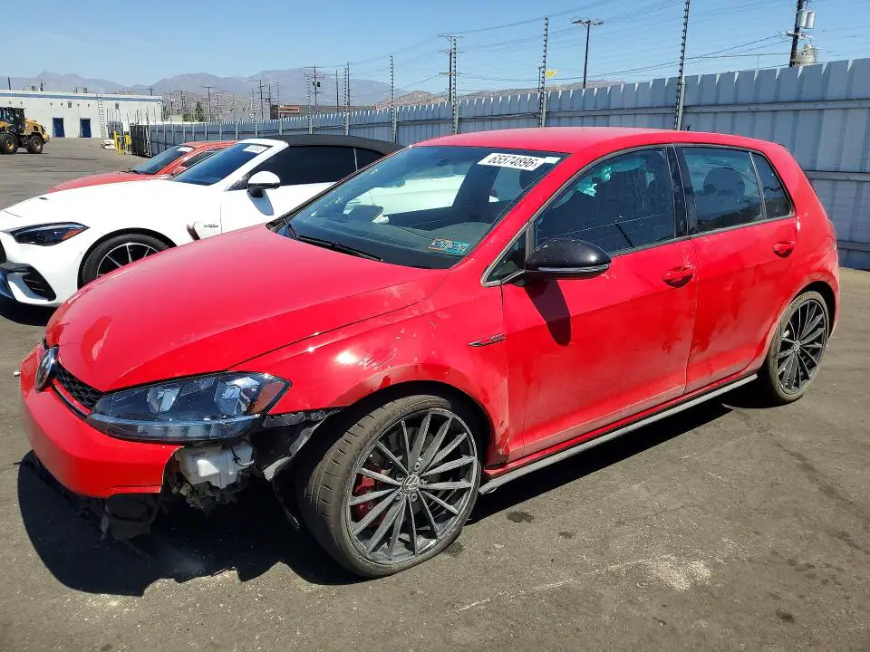 3VW5T7AU9MM006838 Volkswagen GTI 2021 — повреждение Передняя часть, фото до ремонта