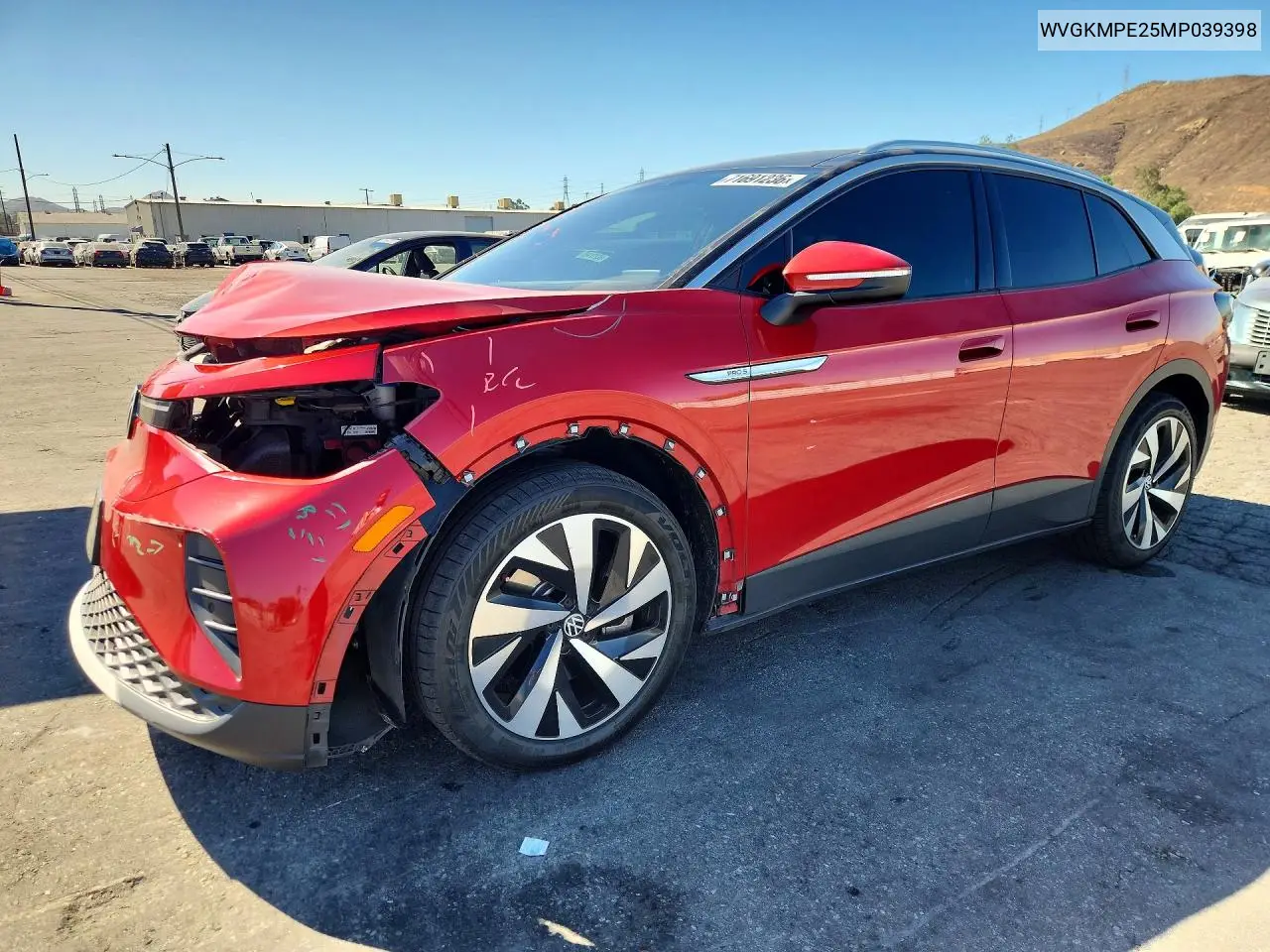 2021 Volkswagen Id.4 Pro S VIN WVGKMPE25MP039398 фото 1