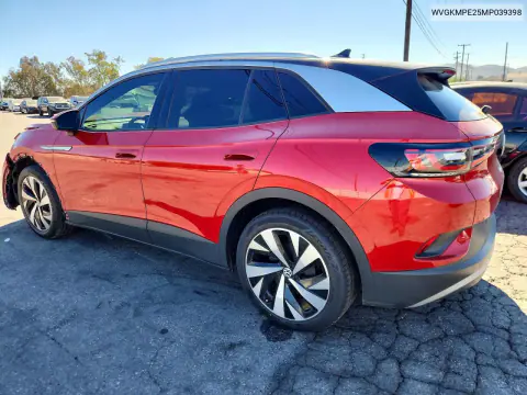 2021 Volkswagen Id.4 Pro S VIN WVGKMPE25MP039398 фото 2