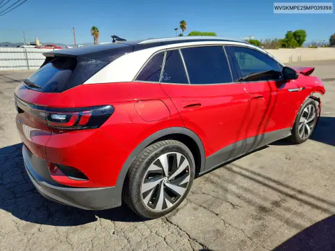 2021 Volkswagen Id.4 Pro S VIN WVGKMPE25MP039398 фото 3