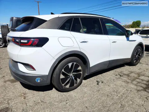2021 Volkswagen Id.4 Pro S VIN WVGTMPE28MP040842 фото 3