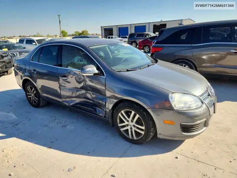 2006 Volkswagen Jetta 2.5L Leather VIN 3VWDF71K26M631344 фото 4
