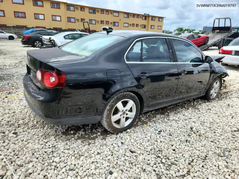 2009 Volkswagen Jetta Se VIN 3VWRM71K39M019797 фото 3