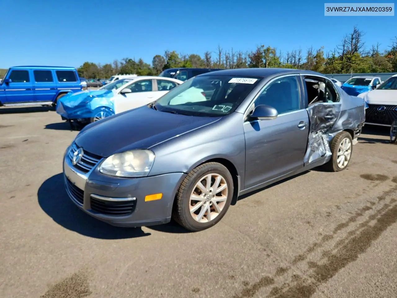 2010 Volkswagen Jetta Se VIN 3VWRZ7AJXAM020359 фото 1