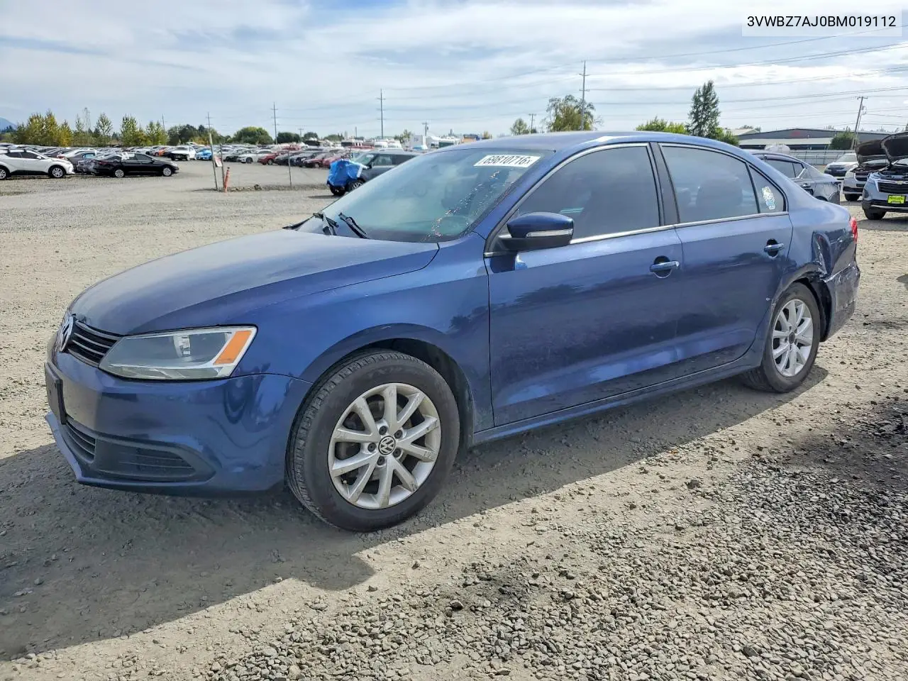 3VWBZ7AJ0BM019112 Volkswagen Jetta 2011 — повреждение Задняя часть, фото до ремонта