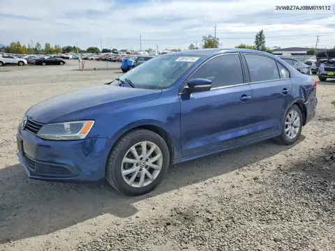 3VWBZ7AJ0BM019112 — 2011 Volkswagen Jetta, Задняя часть, фото до ремонта