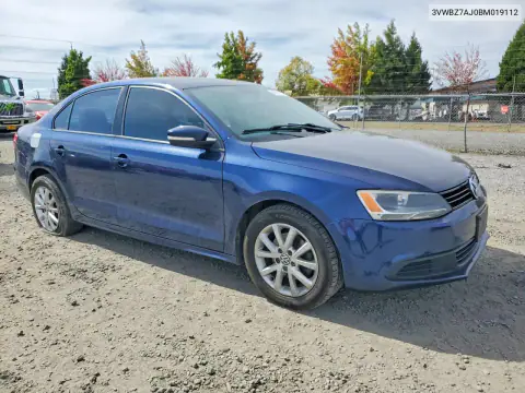 3VWBZ7AJ0BM019112 — 2011 Volkswagen Jetta, фото 4 с аукциона Copart, Задняя часть