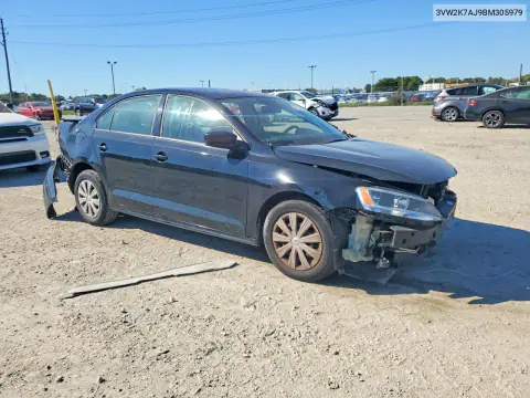 2011 Volkswagen Jetta Base VIN 3VW2K7AJ9BM305979 фото 4