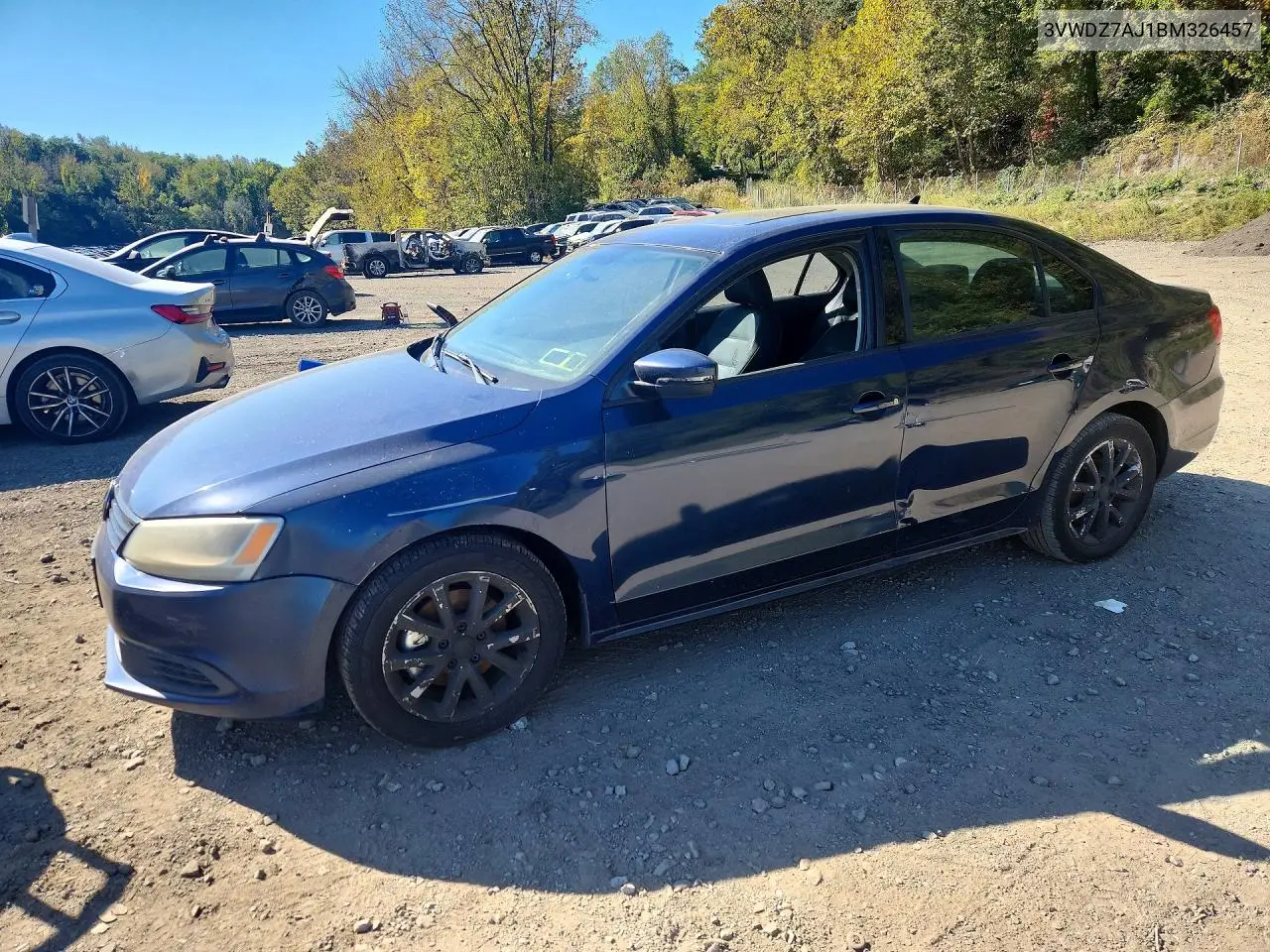 2011 Volkswagen Jetta Se VIN 3VWDZ7AJ1BM326457 фото 1