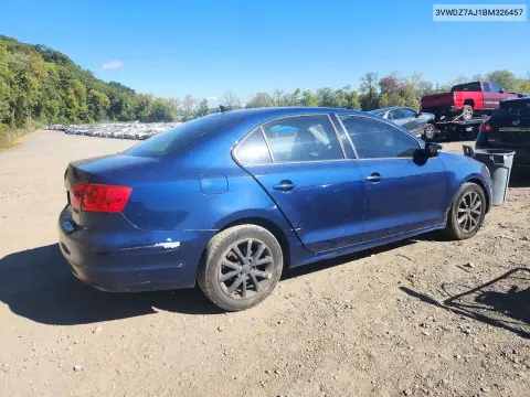 2011 Volkswagen Jetta Se VIN 3VWDZ7AJ1BM326457 фото 3