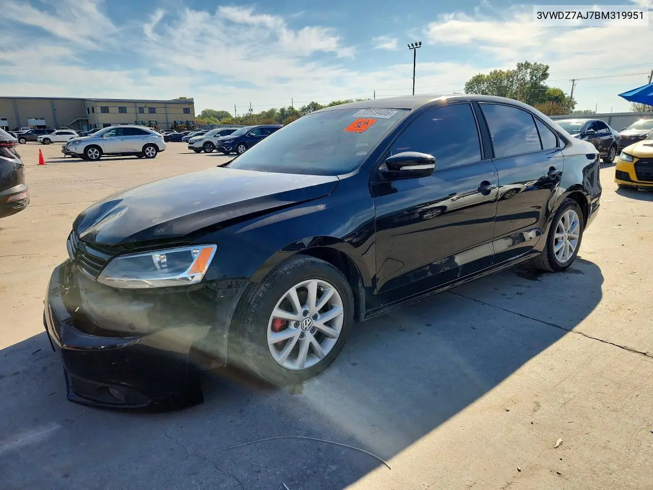 2011 Volkswagen Jetta Se VIN 3VWDZ7AJ7BM319951 фото 1