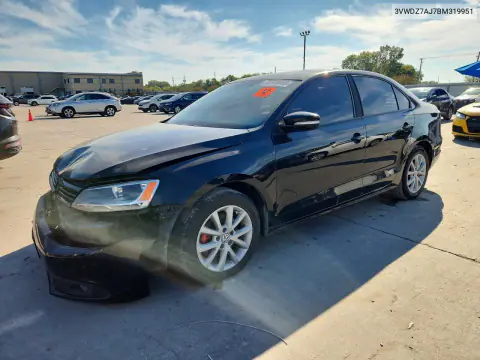 3VWDZ7AJ7BM319951 — 2011 Volkswagen Jetta, Передняя часть, фото до ремонта